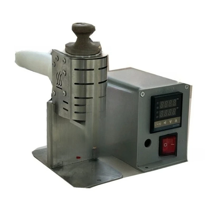 Adjustable speed handheld leather goods hot melt adhesive machine