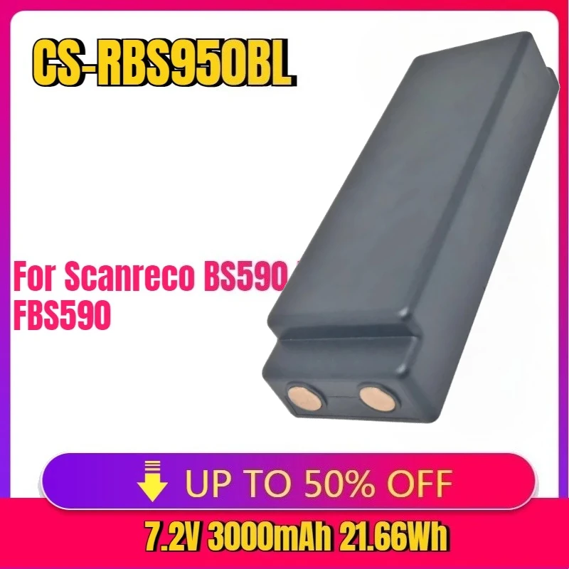 

3000mAh Remote Battery for Scanreco BS590,EA2512,FBS590,Kranfunksteuerung 590,592,790,960,Marrel 500,RC400,RC590,RC960，RC400