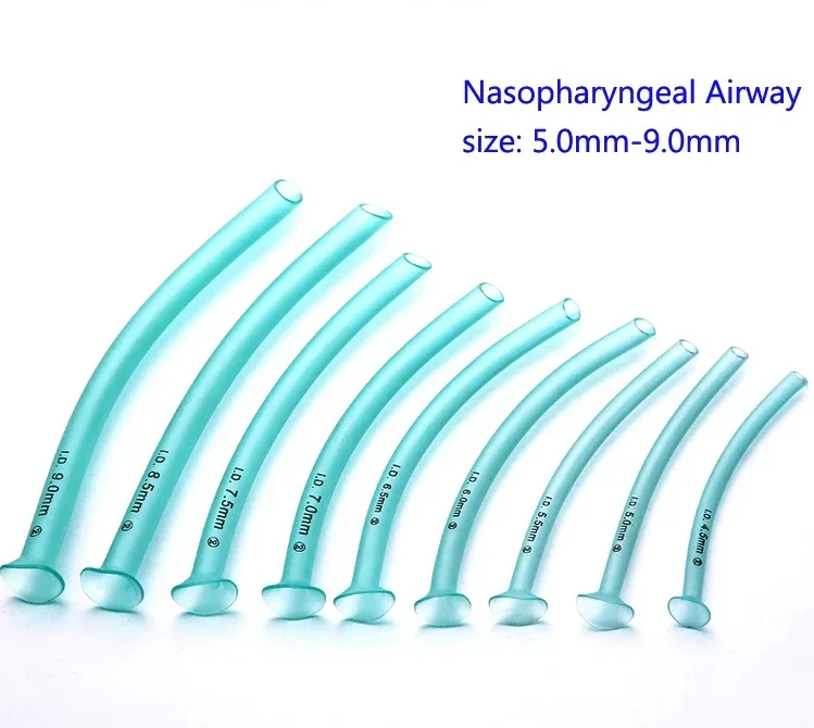 MTS 9pcs/lot Disposable Medical PVC Nasopharyngeal Airway  Nasal Pharyngeal medical teaching science