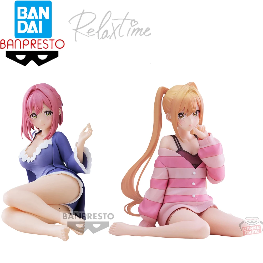 Oryginalny Banpresto czas relaksu 100 dziewczyn, które naprawdę cię kochają Inda Karane Hanazono Hakari figurki piękne dla dziewczyn Anime