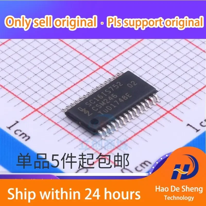 

10 шт./лот SC16IS752IPW SC16IS752 новый оригинальный в наличии