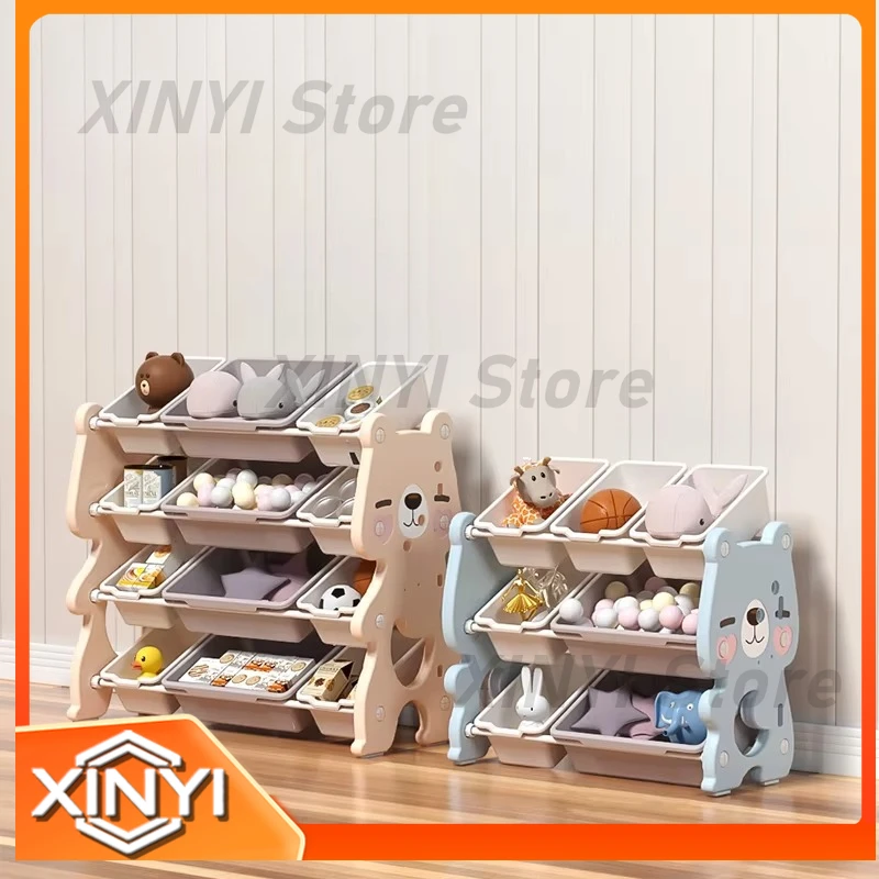 Feiqitoy Toy Storage Shelf for Kids Book Rack Bookshelf Childrens Locker Bookcases Furniture Toys Storage Holders Children