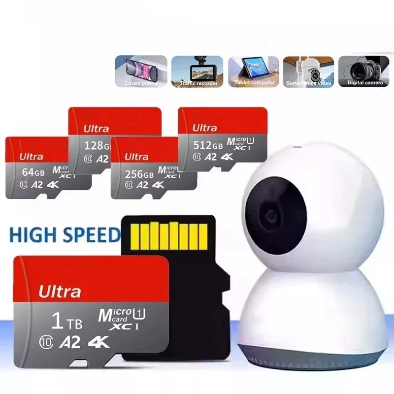 Memory Card Micro SD Card 1TB 128GB 64GB Card Memory A2 A1 V30 U3 Flash Cards Microsd Compatible for DJI Pocket 3 Product view 2