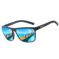 Gafas de sol polarizadas ZENOTTIC para hombre, gafas de sol ligeras TR90 con protección UV400, gafas de sol cuadradas para conducir al aire libre