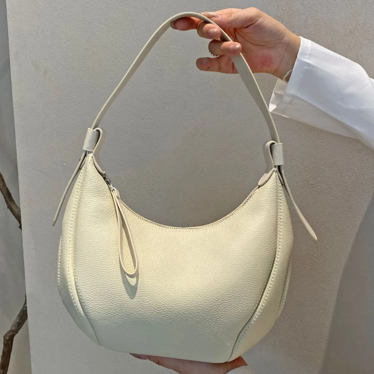 

Женская большая сумка из воловьей кожи с верхним слоем, практичная сумка через плечо из натуральной кожи для женщин