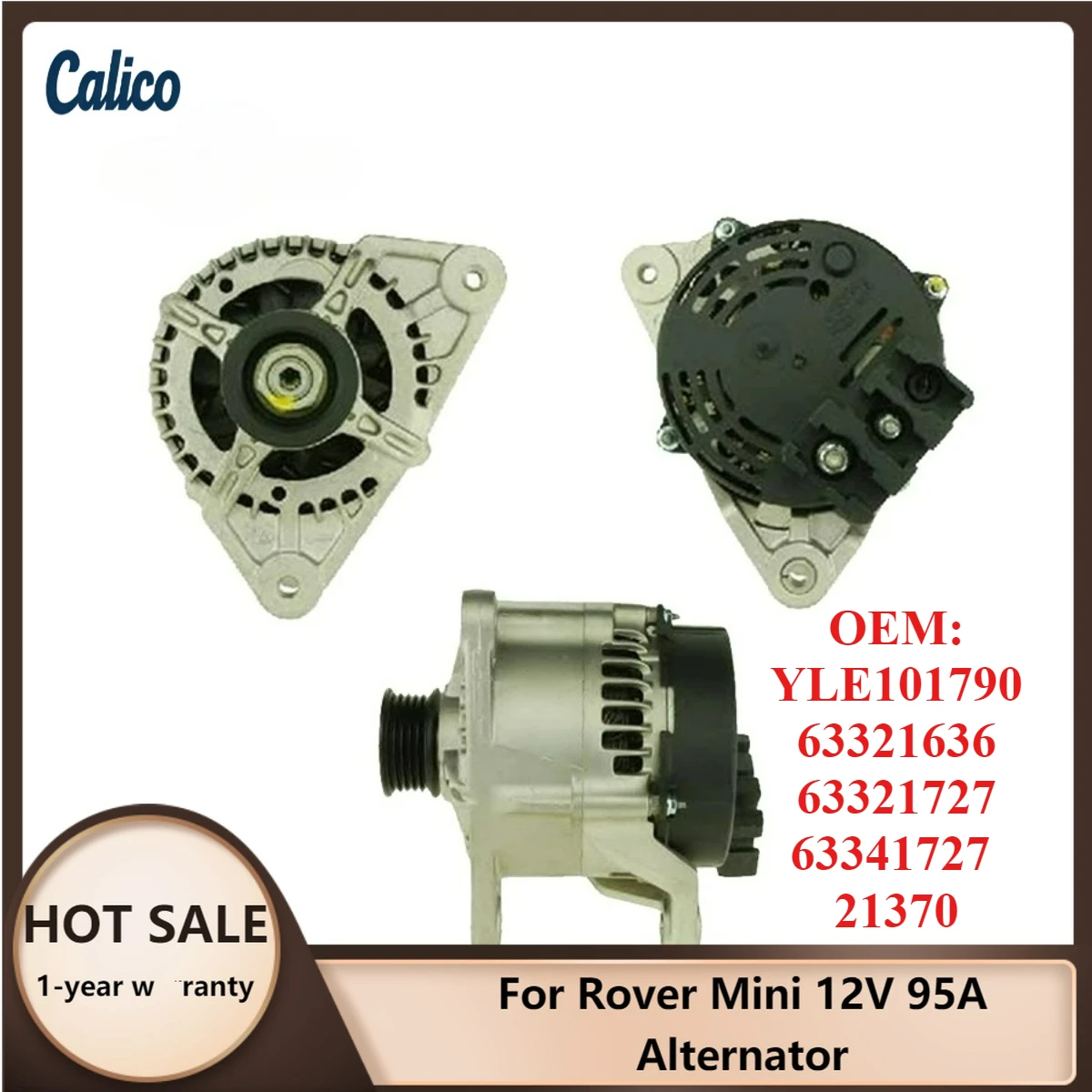 

The Ultimate Details Are Suitable for Rover Mini 12V 95A Alternator YLE101790 63321636 63321727 63341727 21370