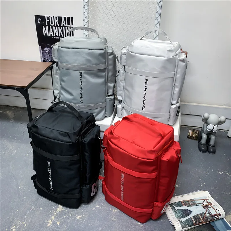 2024 Fashion Large Capacity Backpack Men\'s Outdoor Travel Sports Bag Waterproof Women\'s Handbag Dry Wet Separation Daypack