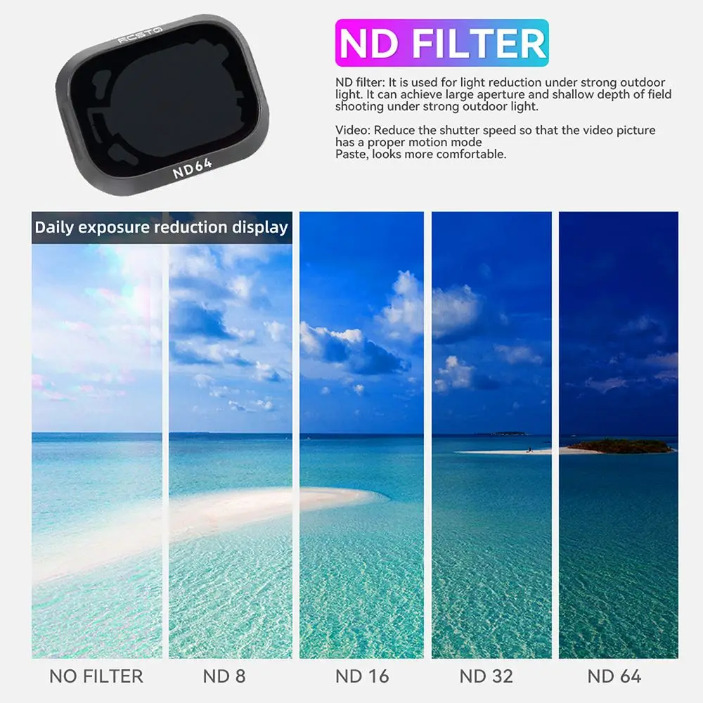Accessories Camera Drone Glass Filter Polarizer Lens Filters For DJI Mini 3 Pro For DJI Mini 3 Pro