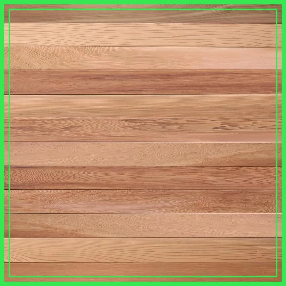 

Western Red Cedar Wall Panels, 0.3" x 3.5" x 47.5" Tongue & Groove, 18 Planks (20.4 sq ft)