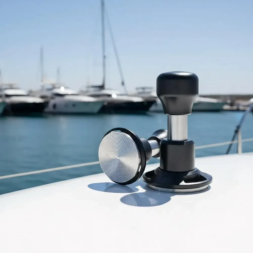 58.5mm 53mm 51mm Espresso Tamper Stainless Steel Constant Pressure Spring Loaded Coffee Tamper Ripple Base Coffee Impact Tamper