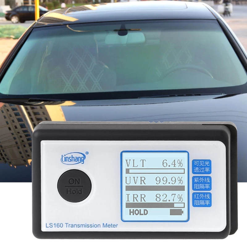 Ls160 Portable Solar Film Transmission Meter Window Tint  Vlt Uv Ir Rejection Tools