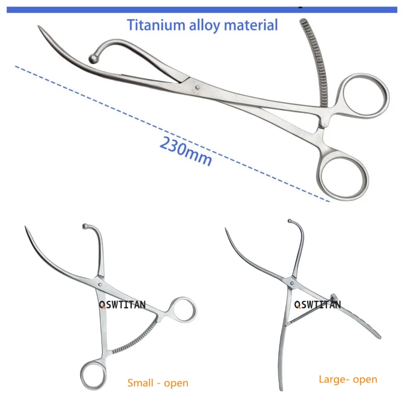 VKTIMALL Ankle Bone Reposition Forceps Bone Fracture Adjustment Repair Hand Instrument