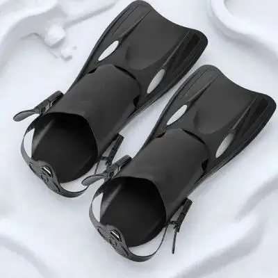 

1Pair Diving Fins Swim Flippers for Snorkeling Swimming Training Adult Plastic Fins Soft Comfortable for Men Women Beginner Safe