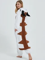 New Appa Cosplay Super Large Anime Cow Movie Cartoon Pajamas Male Animal Adult Christmas The Last Airbender Onesies Kigurumi - Image 5