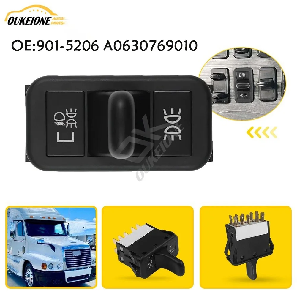 A0630769010 Headlight Switch Light Knob Control Button for Freightliner Columbia 2001-2011 A06-30769-010 Car Accessoreis