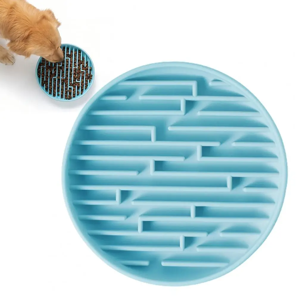 

Strong Suction Pet Bowl Intestine Protection Pet Feeder Anti-Choking Puzzle Food Bowl for Dogs Cats Boredom Anxiety Relief