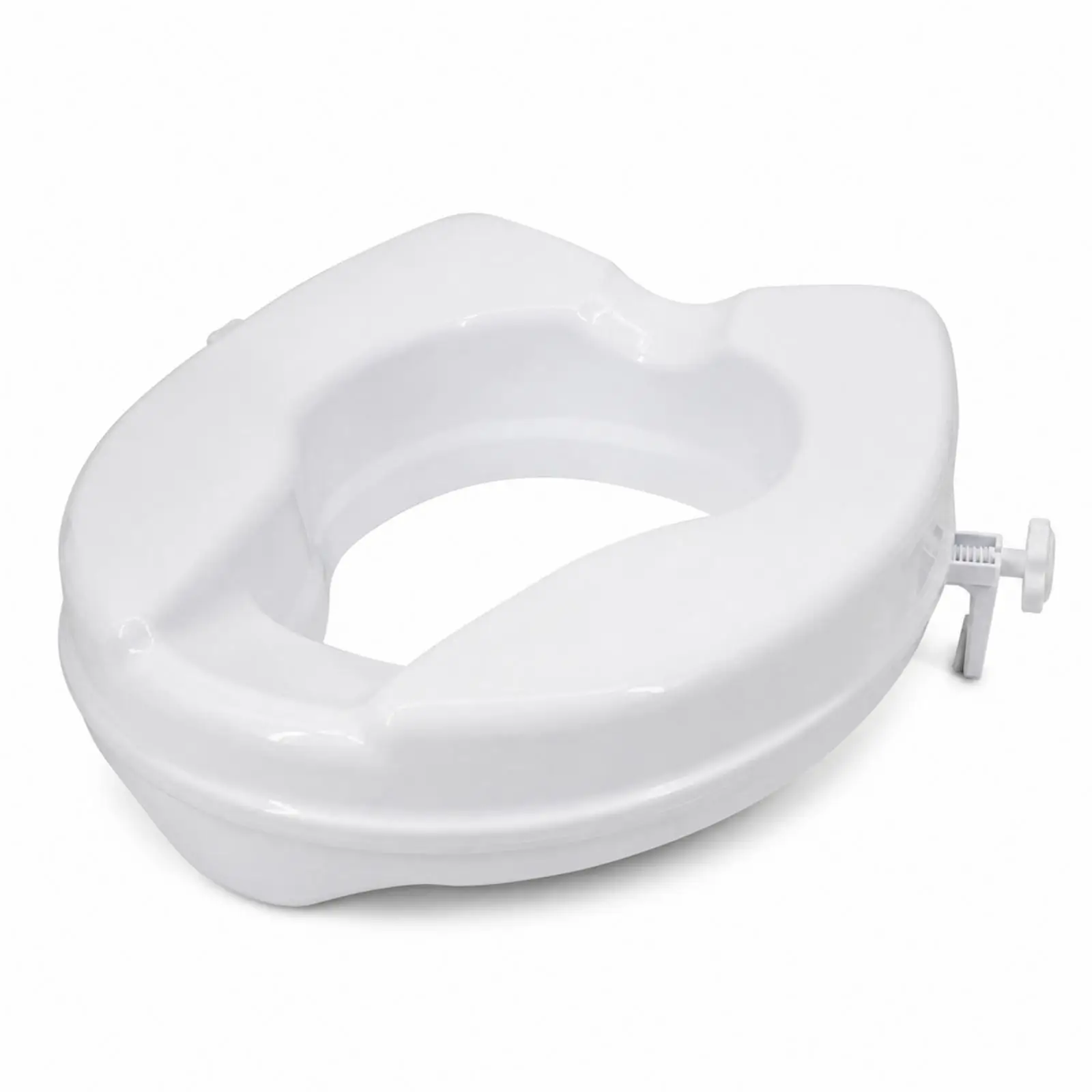 PP Toilet Seat Elevator with Clamp for Elderly Raised Toilet Seat for Home Care Bathroom Aid