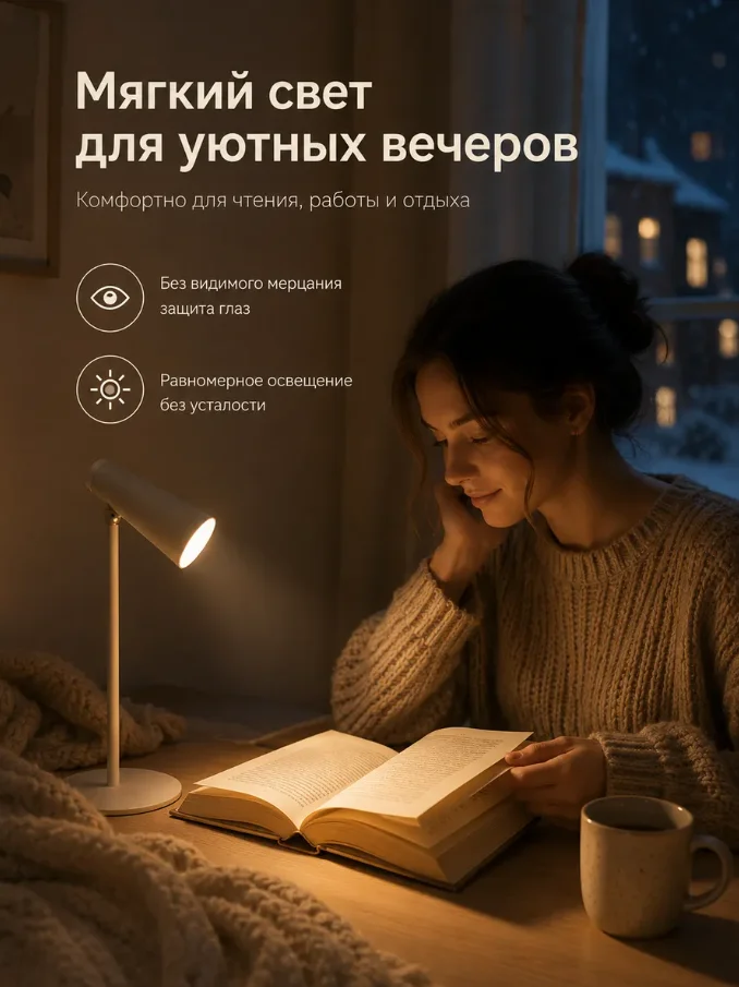 Xiaomi 2000 mAh rechargeable battery table lamp up to 40 hours battery life 4 modes Inter