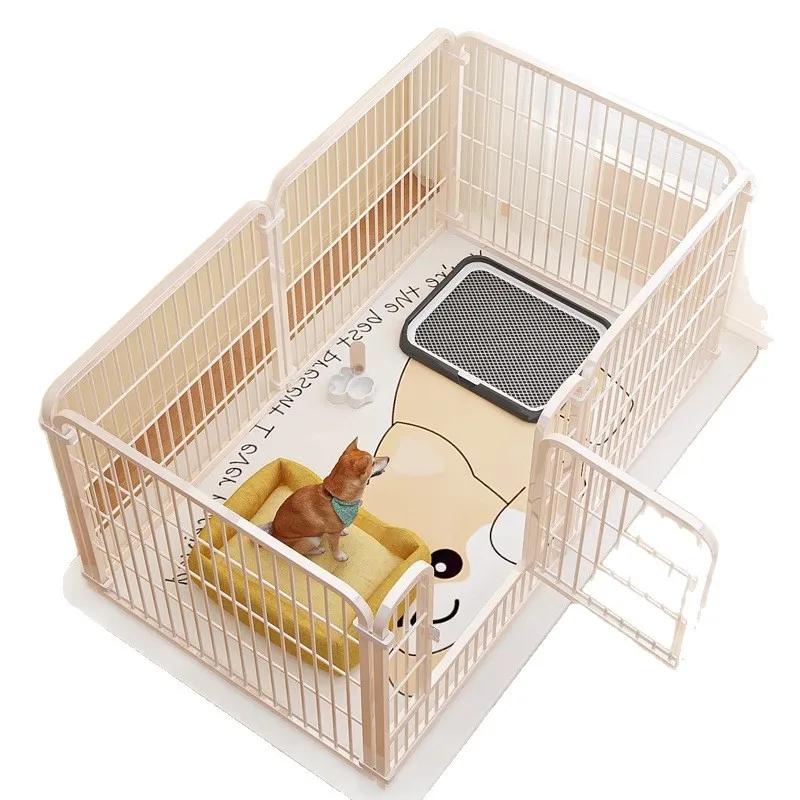 pet-playpen-indoor-modular-dog-cage-medium-small-dogs-teddy-samoyed-elevated-reinforced-dog-kennel