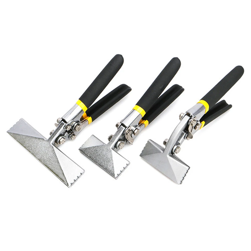 1pcs Sheet Metal Bending Pliers Hand Seamer Wide Jaw Straight 80mm/Elbow 80mm/Straight 150mm Tools For Welding Clamps