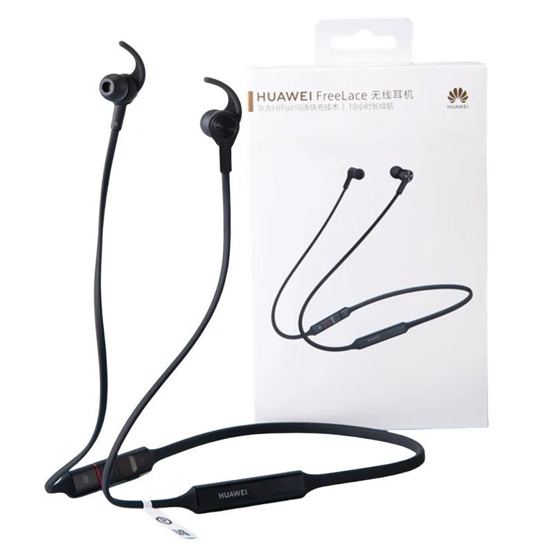 Original Huawei FreeLace Wireless Sports Bluetooth Earphones with Neck and Cord Hanging Noise Reduction Running Official Authent