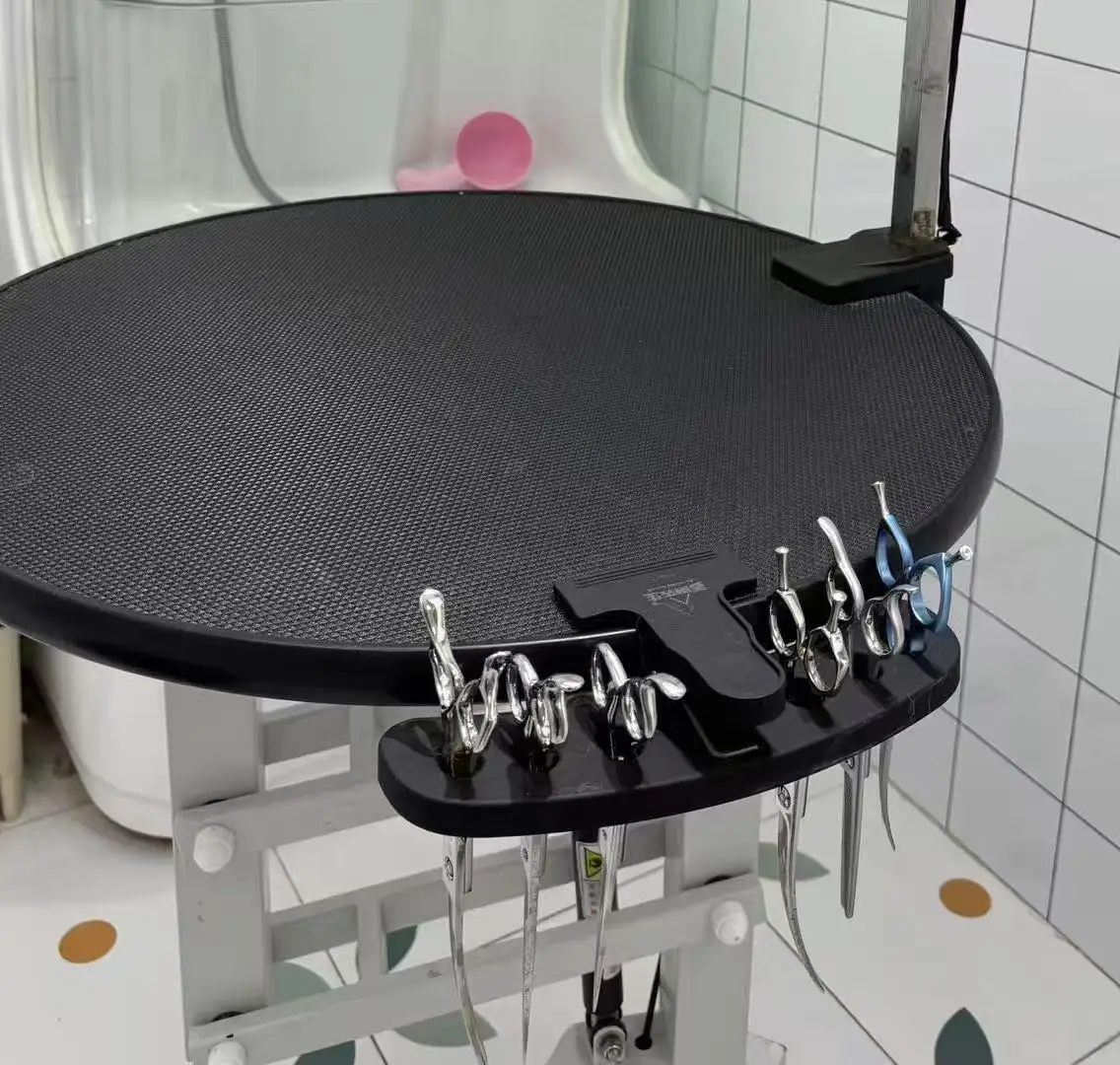 رف مقص الطاولة مناسب لطاولة العناية بالطاولة