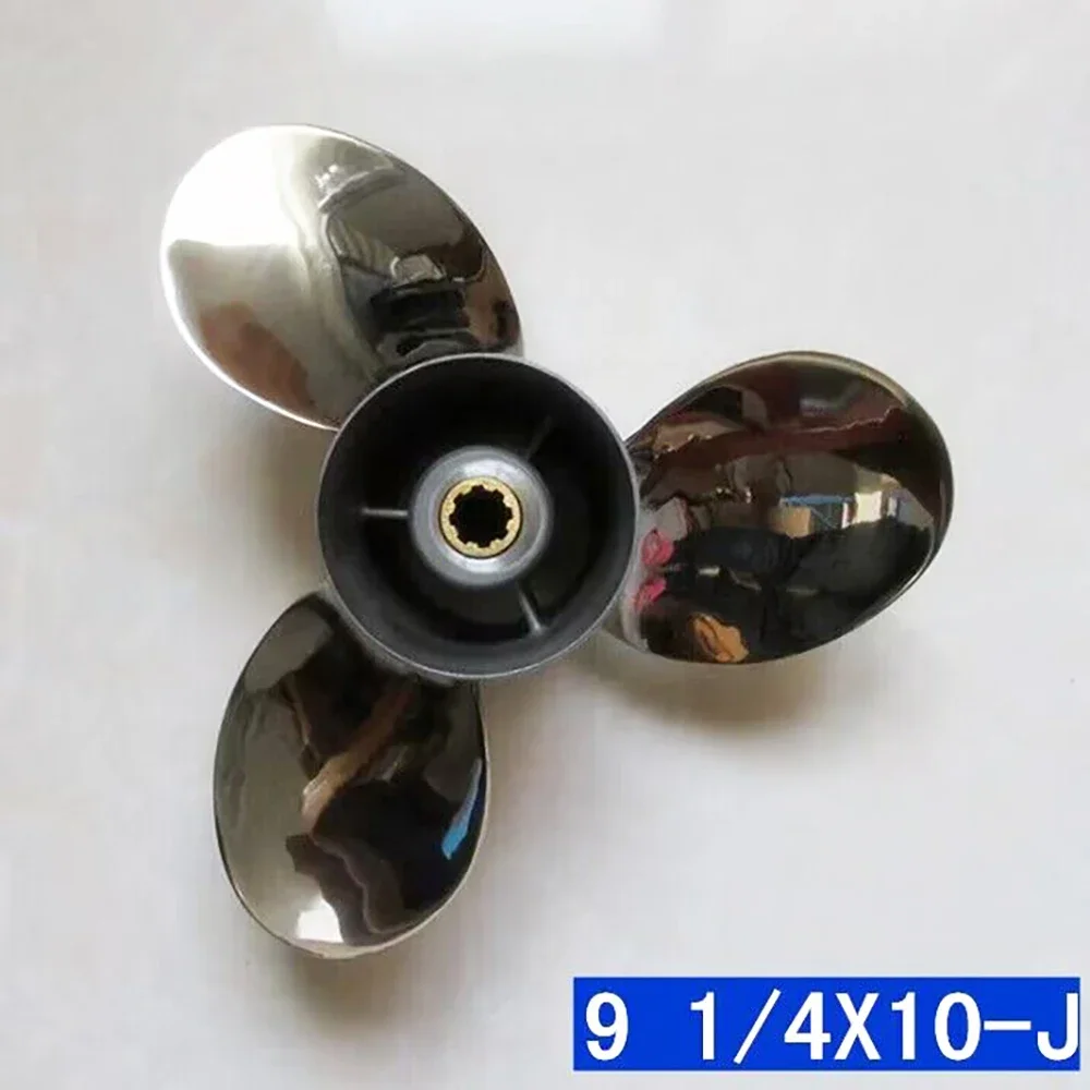 Free Shipping Propeller For Yamaha Hyfong Parsun Etc. 2 And 4 Stroke 15-20HP 10 Inch Stainless Steel 9 1/4*10-J