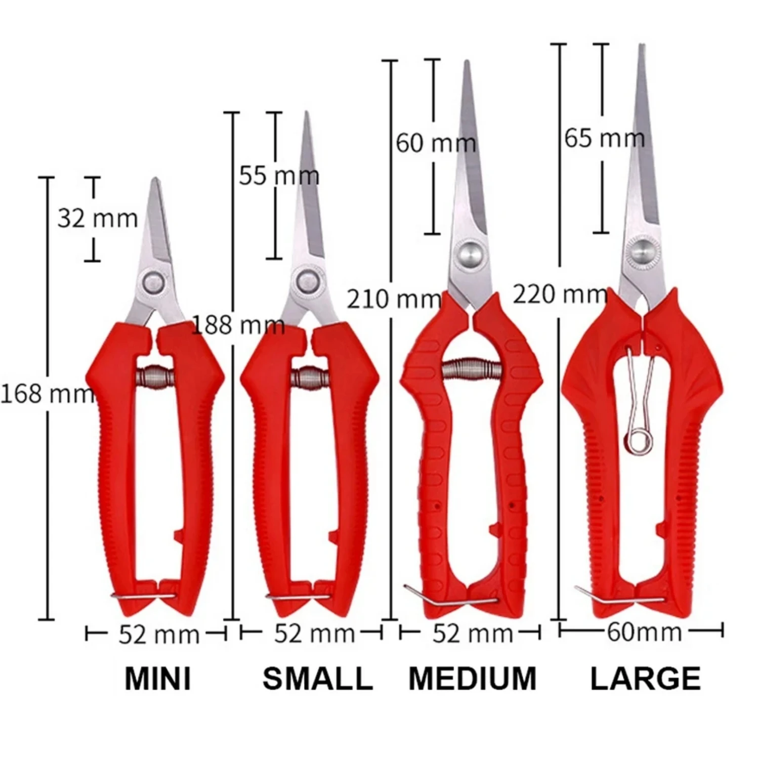 High-quality Essential Precision Garden Shears perfect for Pruning Potted Plants, Fruit Picking, and Small Home Projects - Excel