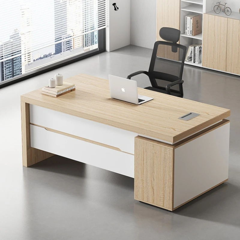 Light luxury boss Desk simple modern financial supervisor desk single manager art escritorios de computadora office furniture