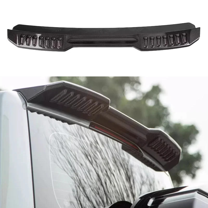 Car Tail Wing Fit for Haval Raptor 2023-2024 MC Style Fixed Wing Tail Wing Painted Bright Black Appearance Accessories