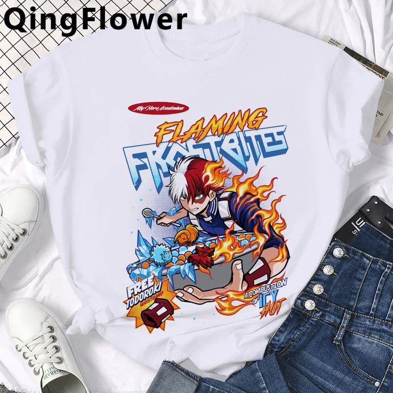 Japanese Anime My Hero Academia Bakugou T Shirt Men Todoroki Boku No Hero Academia Tshirt Graphic Dabi Bnha Graphic Tshirt Male