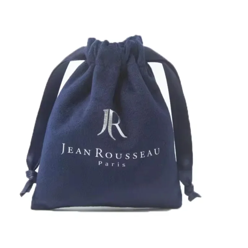 Navy Velvet Gift Bags 5x7cm 7x9cm 8x10cm 9x12cm pack of 50 Custom Logo  Jewelry Dust Sack