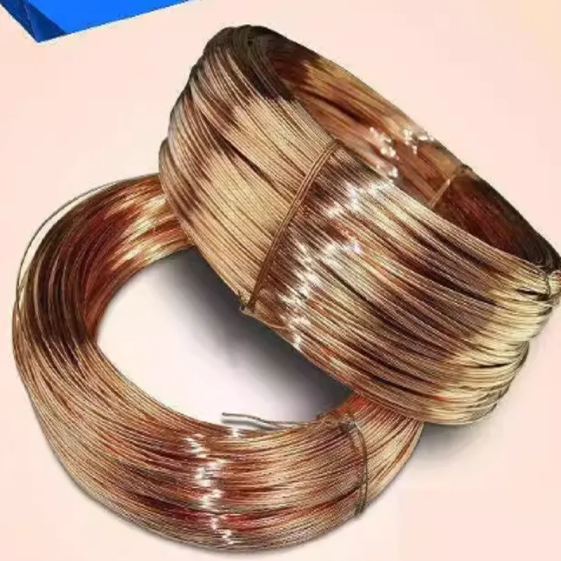 Alambre de Cobre de Bronce Fosforoso QSN6.5-0.1, Varilla de 0.1mm, 0.25mm, 0.3mm, 0.4mm, 0.5mm, 0.6mm, 0.7mm, 0.8mm, 1mm a 10mm