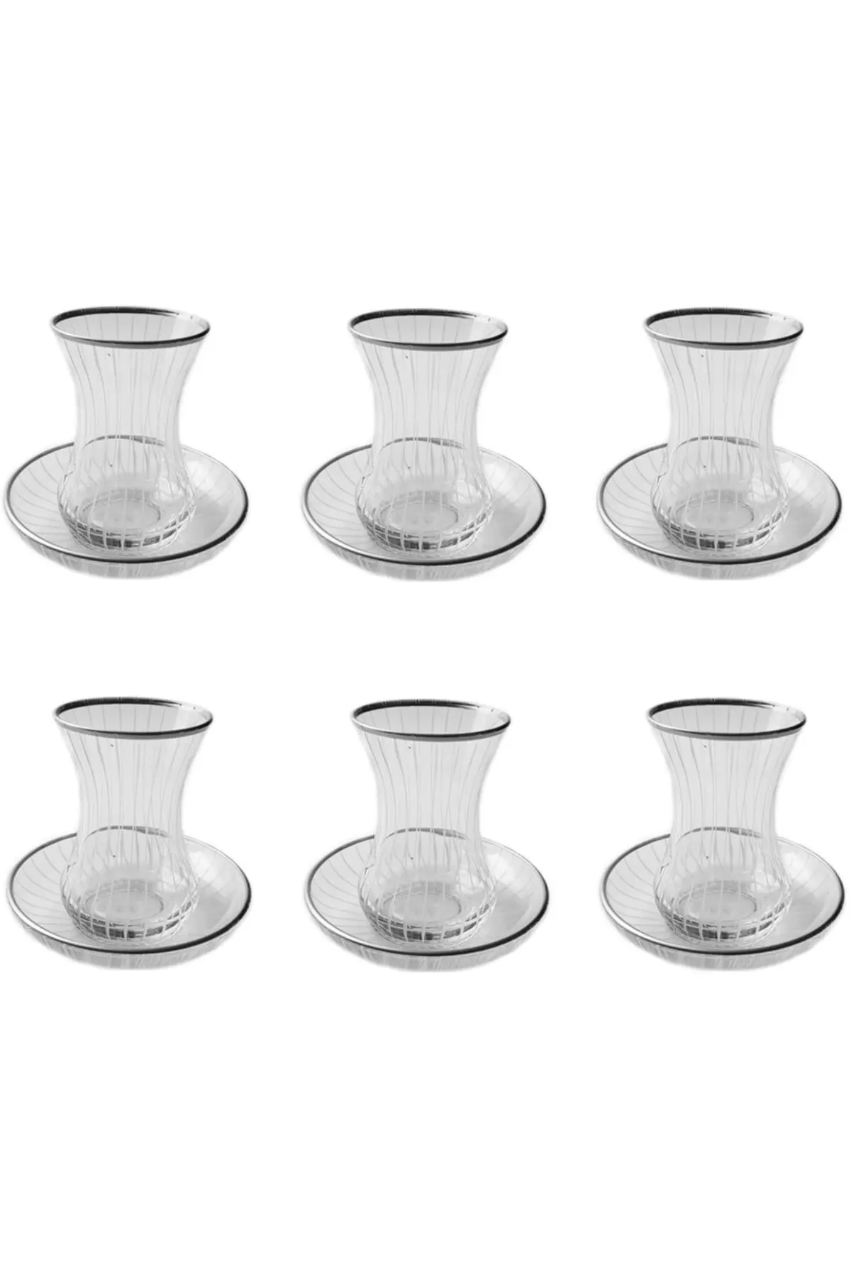 

Uras Slim Waisted Line (glitter) 12 Piece 6 Personality Tea Team English Tea Cup Glass Cup