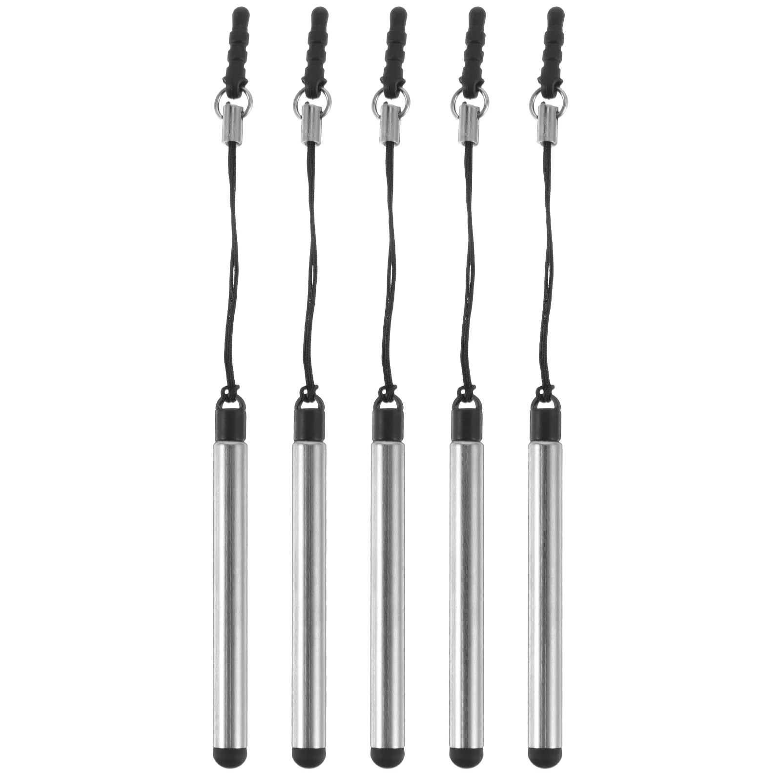 5 Pcs Retractable Stylus Tablet Cell Phones Mobile Pen for Touch Screens Capacitive