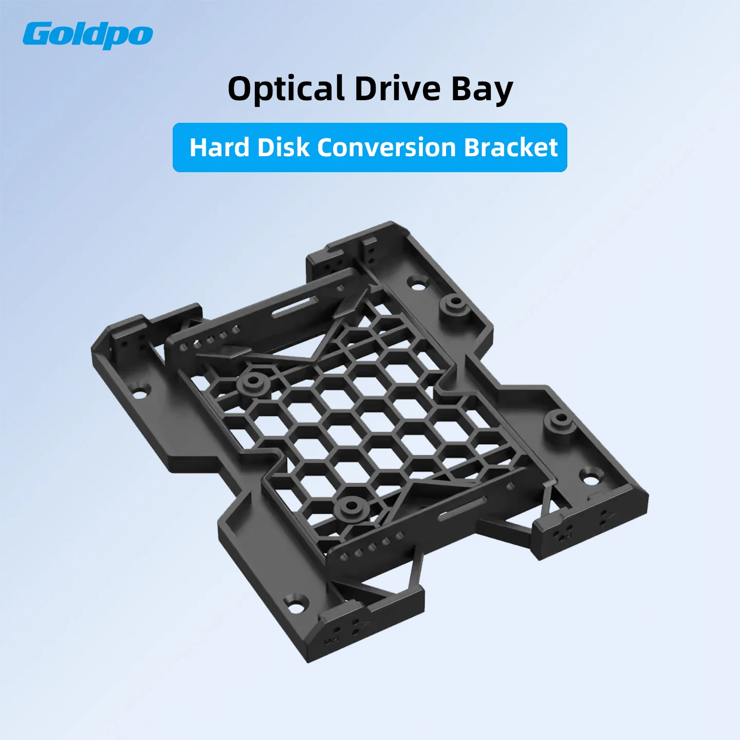 

Optical drive bit hard disk conversion rack 5.25" To 3.5" 2.5" Tray Bracket Mounting Cooling Fan HDD Adapter SSD Hard Drive