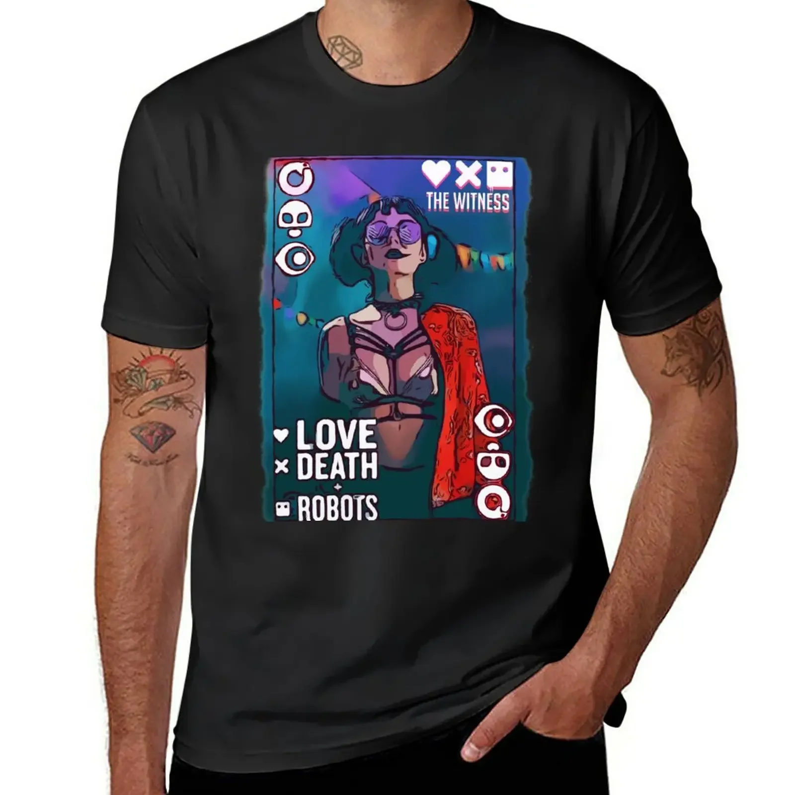 Love death & robots - The Witness T-Shirt sublime summer tops plain t shirts men