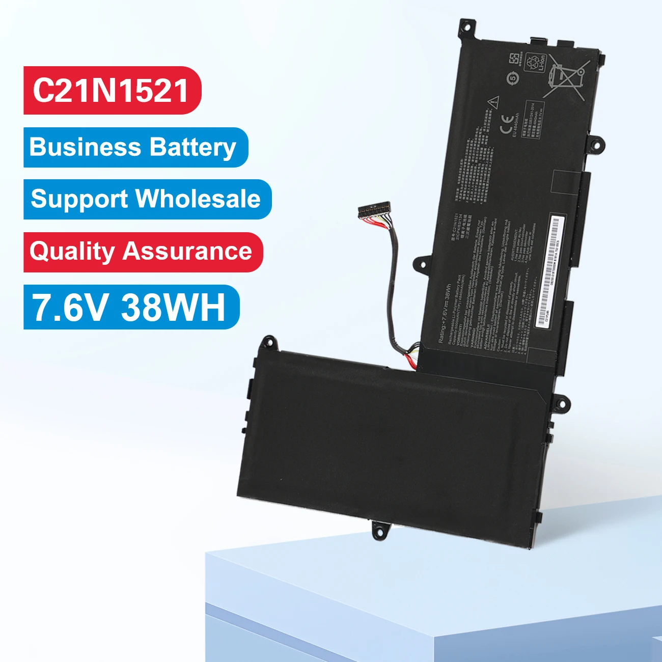 

KingSener C21N1521 Laptop Battery for ASUS VivoBook E200HA E200HA-1A E200HA-1B E200HA-1E E200HA-1G L200HA Series 0B200-01870000
