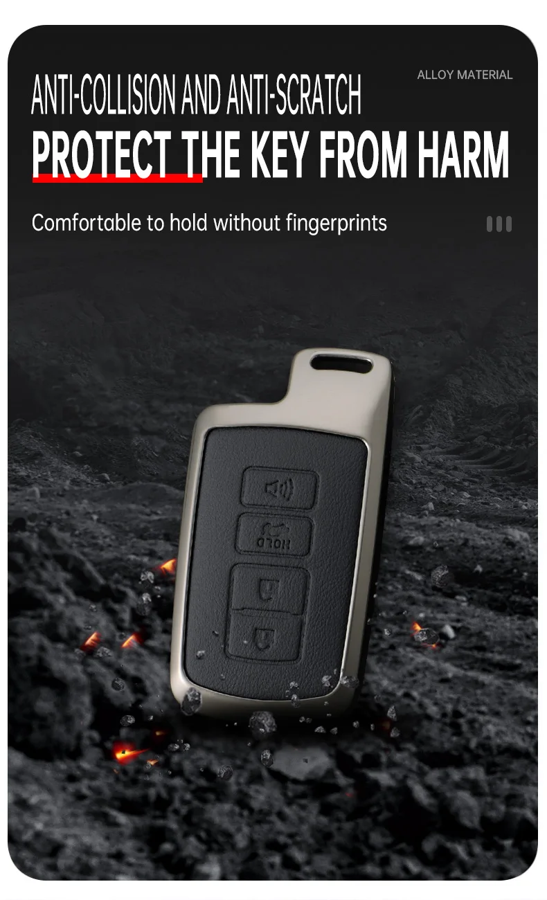 Car Remote Key Case Cover Shell for Toyota Auris Camry RAV4 Avalon Yaris Verso 2012 2013 2014 2015 2016 2017 2018 Accessories