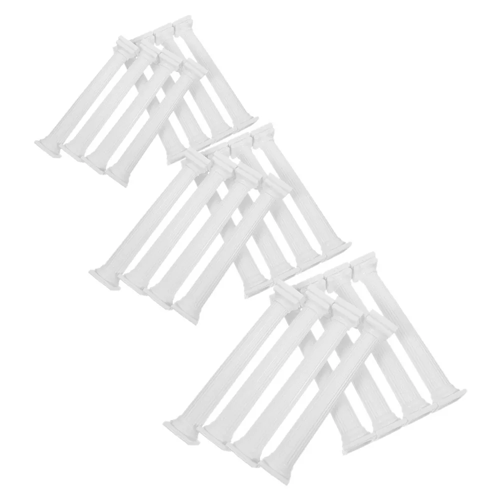 

24Pcs Roman Column Cake Pillars Elegant Vintage Tiered Cake Supports Stable Dowel Rods for Wedding Birthday Party Dessert