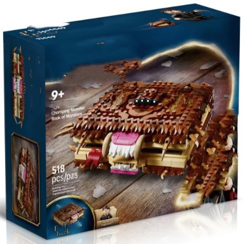 

New Magic Book Small Particles Freedom Assembly Child Puzzle Category Figure Model Toy 518PCS Character Ornament For Kid Gift