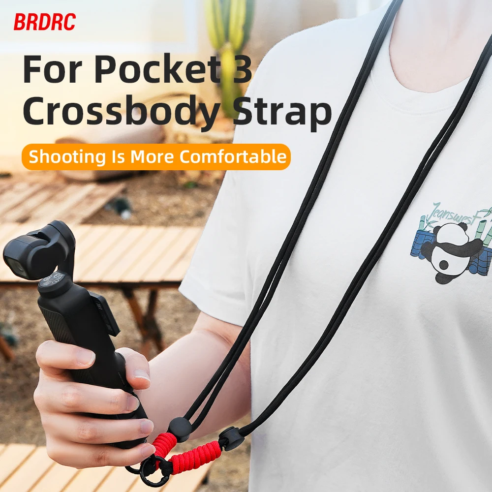 Neck Strap for DJI OSMO Pocket 3 Anti-lost with 1/4 Screw Neck Strap for Pocket 3 Handheld Gimbal Camera Protective Accessories