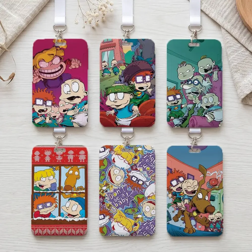 R-Rugrats Creative  Fashion ID Card Holder Business Work Card Sleeve Protector