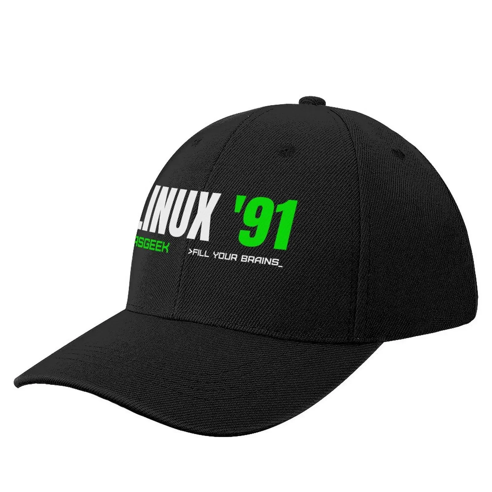 

Linux '91 - DasGeek Baseball Cap black Male hat fishing caps man Caps Women Men's