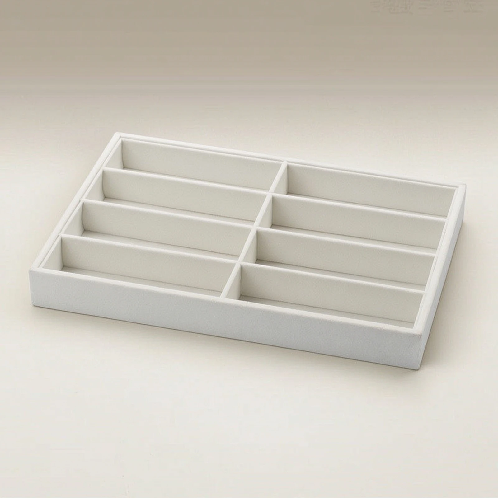 Eyeglasses Display Tray Open-Top Eyewear Tray with 8 Compartments Glasses Storage Holder Box Slim for Retailers