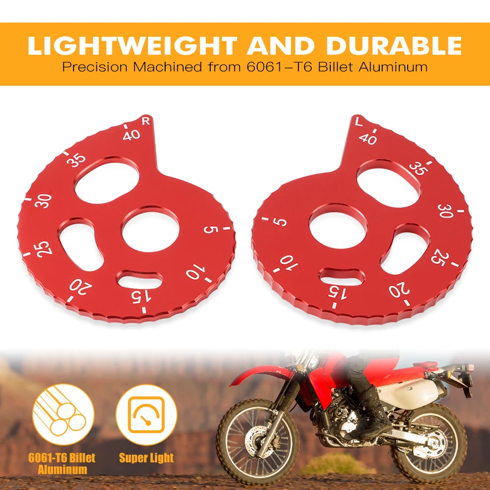 NICECNC For Honda XR650L 1993-2025 2024 2023 2022 2021 2020 Motorcycle Aluminum Chain Adjuster Regulator Kit XR 650L Accessories - Image 5