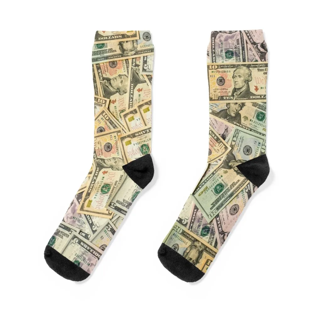 

Money Socks custom Run Man Socks Women's