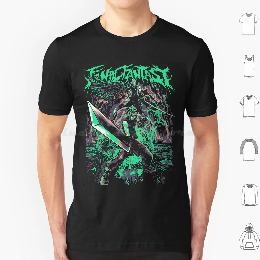 Final Fantasy Fan Art Alt2 T Shirt Big Size 100% Cotton Final Fantasy Final Fantasy 7 Final Fantasy Vii Fantasy Final Fantasy