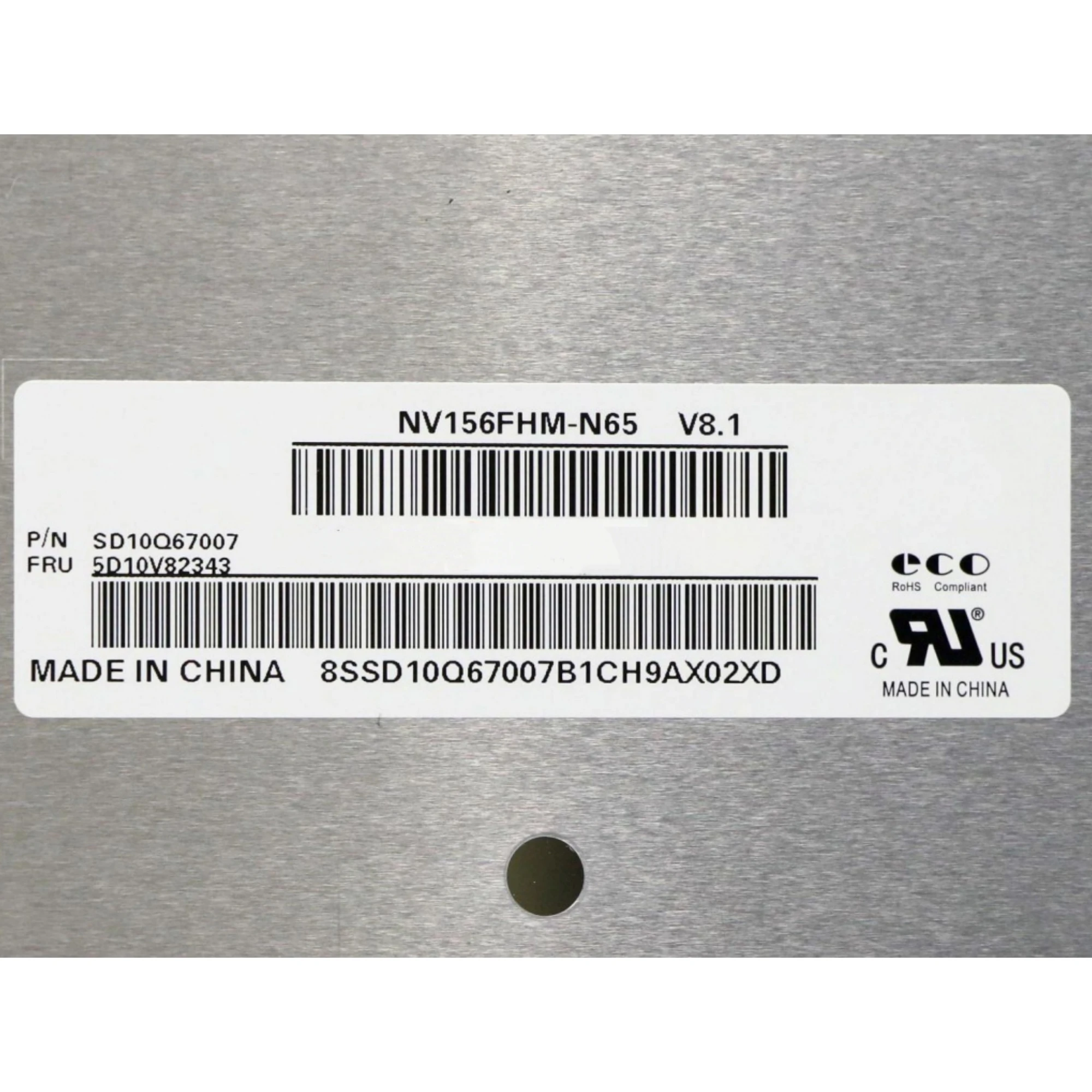 NV156FHM-N65 V8.0 15.6"LED LCD Screen Panel Matrix IPS 72% NTSC EDP 30PIN 1920x1080