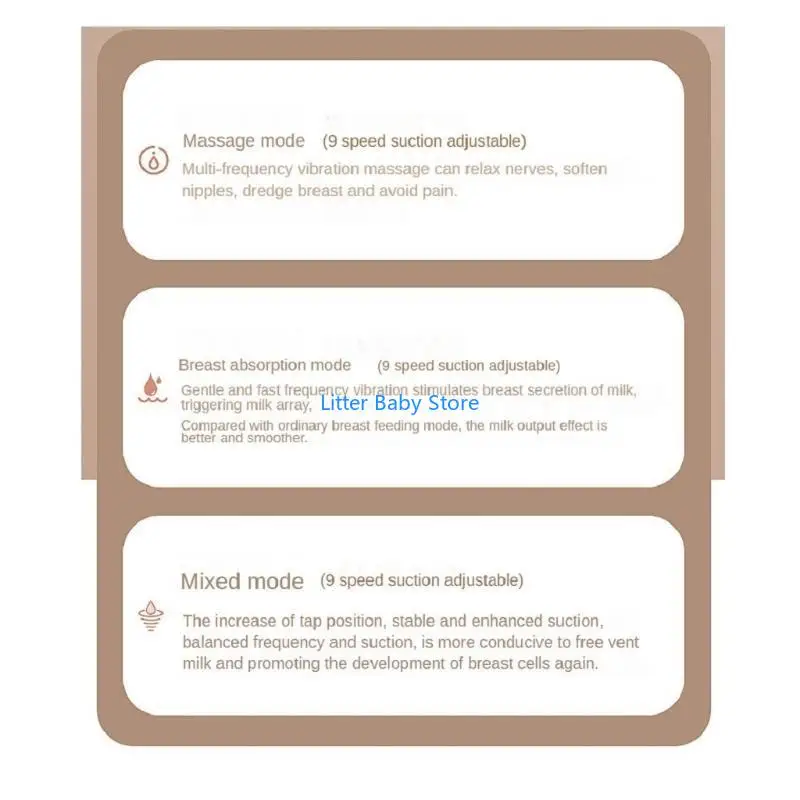 

N80C Hands-Free Electric Breast Silent Wearable Automatic Milker Portable USB Rechargeable Kid Breastfeed Milk Extractor